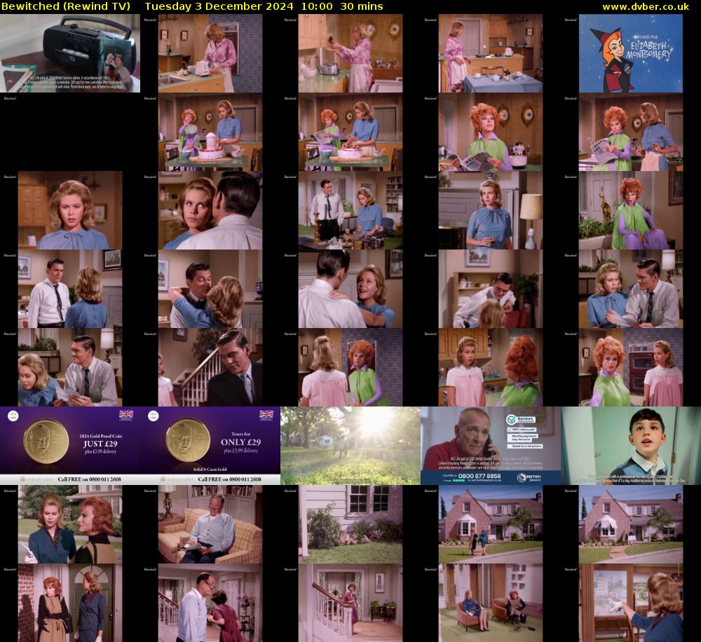 Bewitched (Rewind TV) Tuesday 3 December 2024 10:00 - 10:30