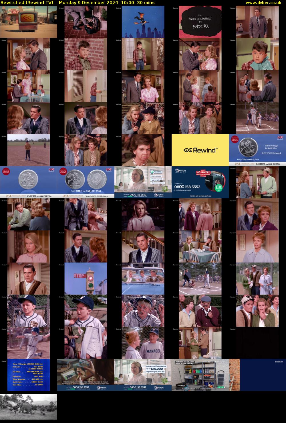 Bewitched (Rewind TV) Monday 9 December 2024 10:00 - 10:30