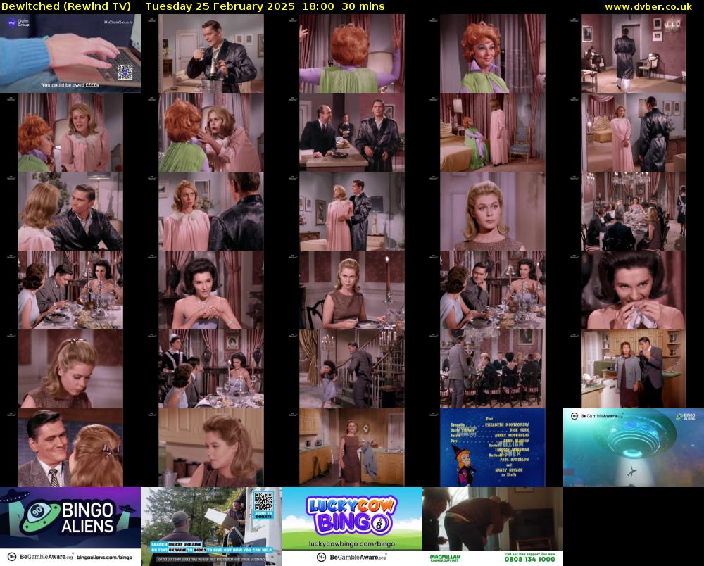 Bewitched (Rewind TV) Tuesday 25 February 2025 18:00 - 18:30