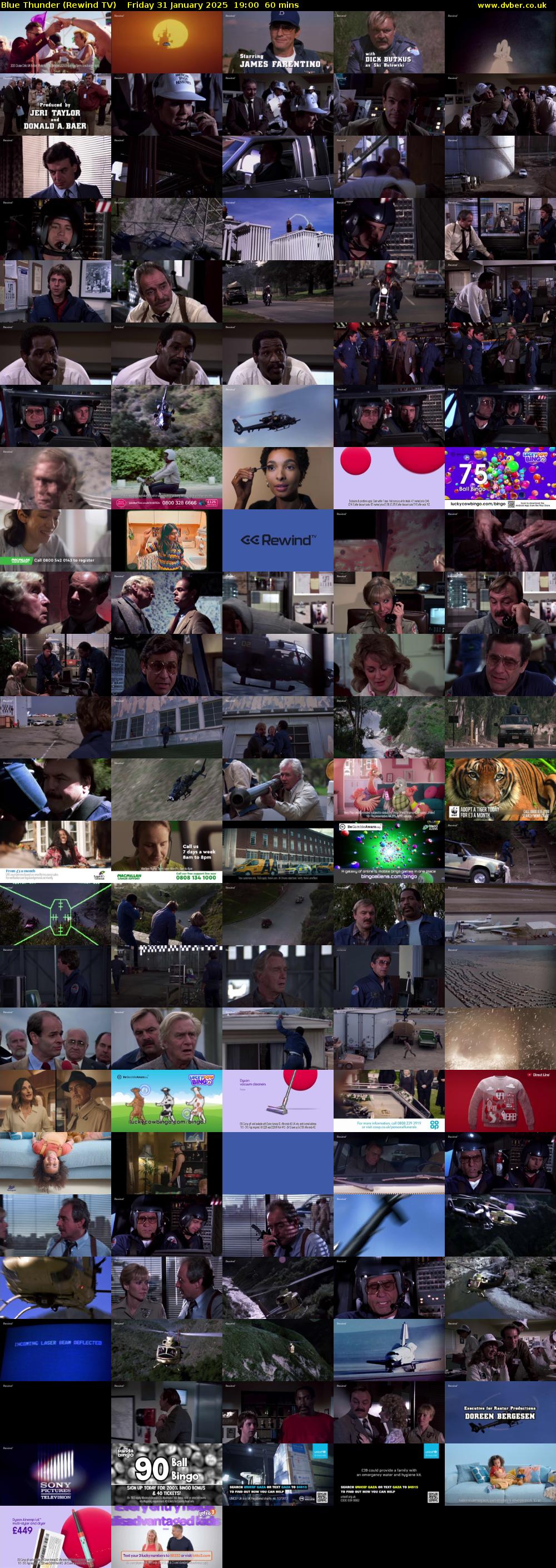 Blue Thunder (Rewind TV) Friday 31 January 2025 19:00 - 20:00