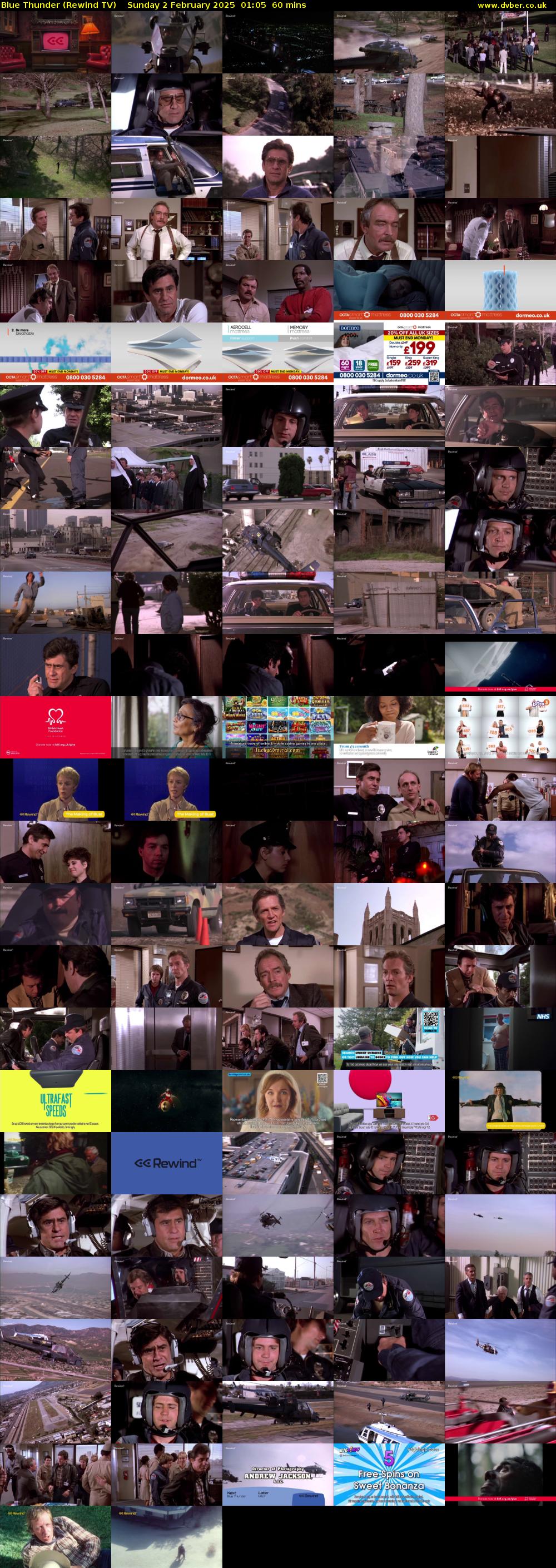 Blue Thunder (Rewind TV) Sunday 2 February 2025 01:05 - 02:05