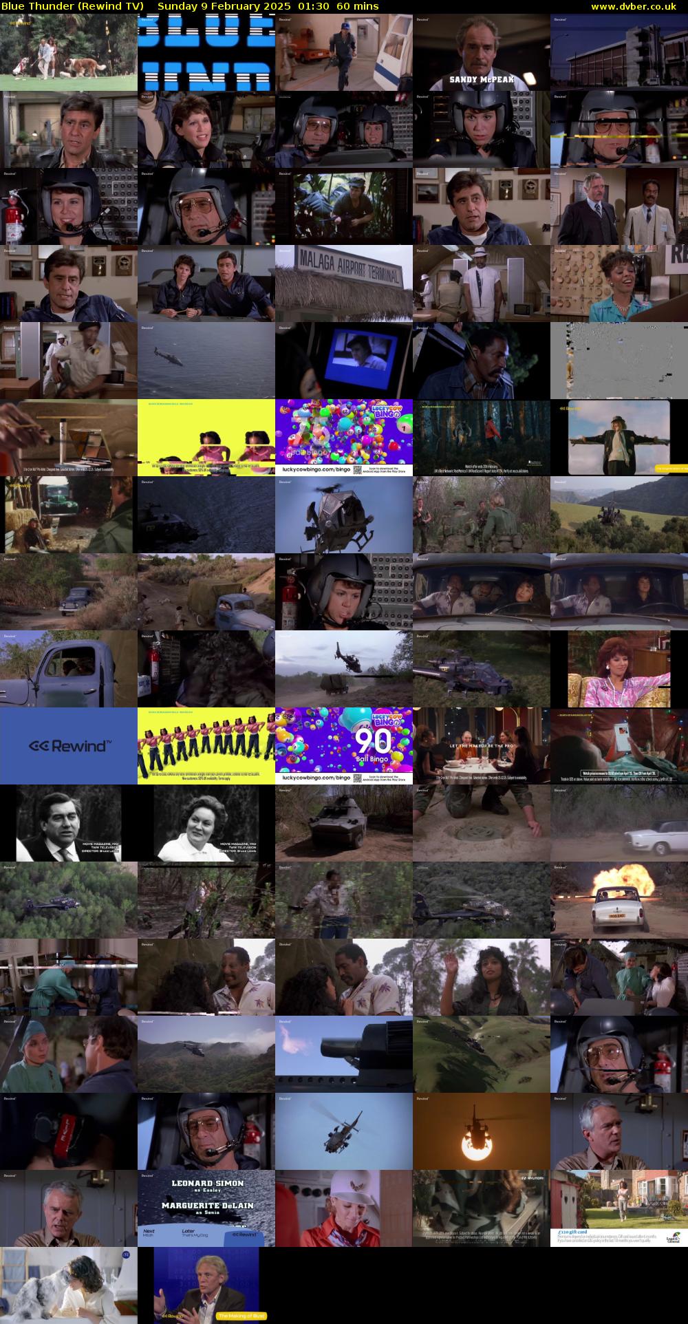 Blue Thunder (Rewind TV) Sunday 9 February 2025 01:30 - 02:30