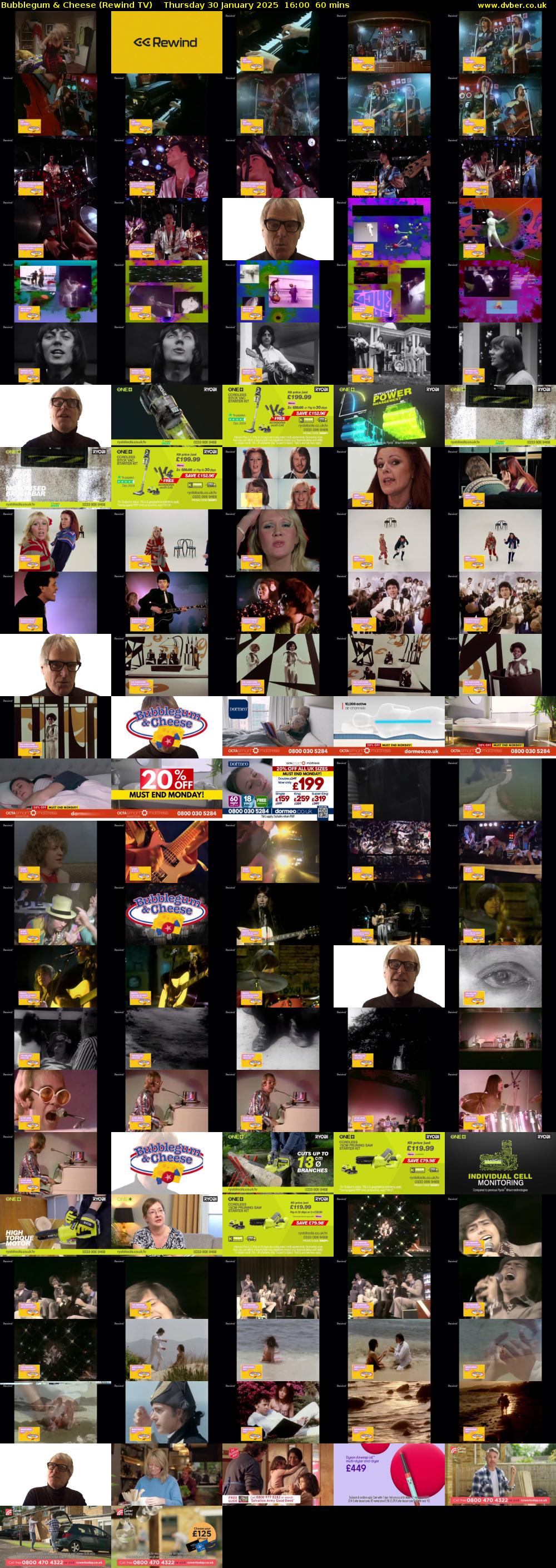 Bubblegum & Cheese (Rewind TV) Thursday 30 January 2025 16:00 - 17:00