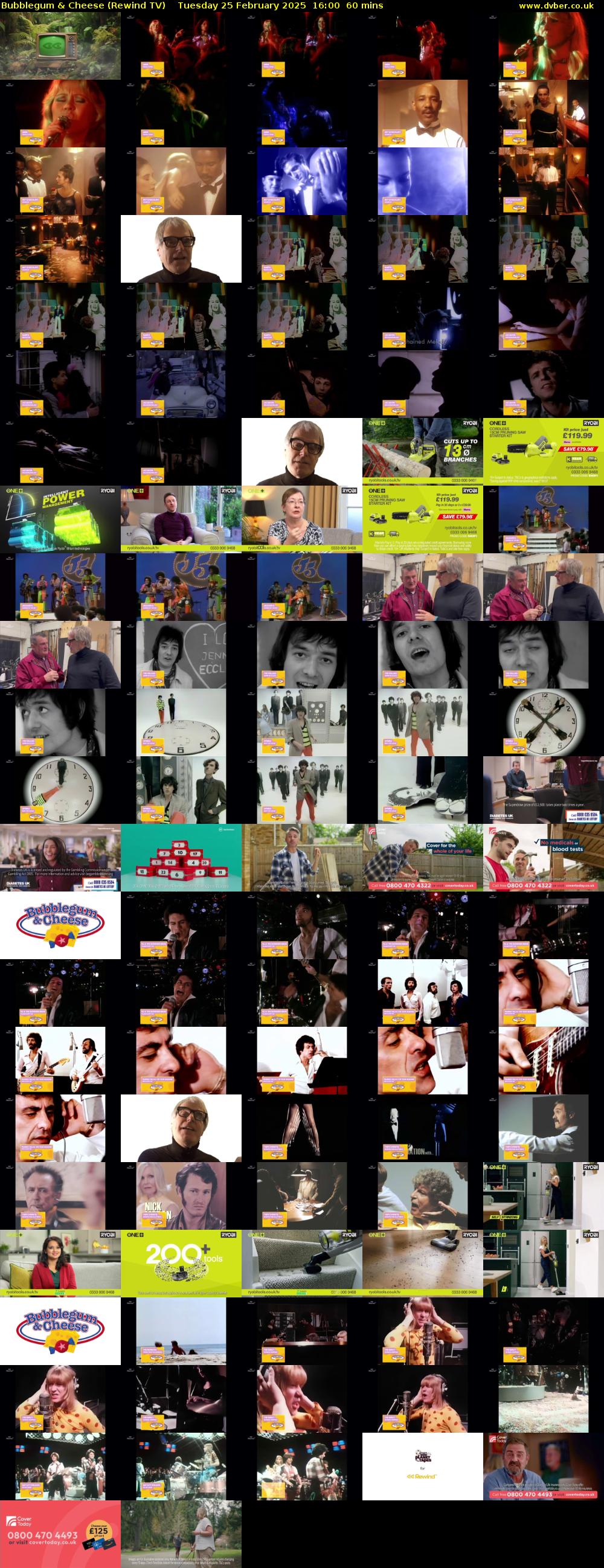 Bubblegum & Cheese (Rewind TV) Tuesday 25 February 2025 16:00 - 17:00