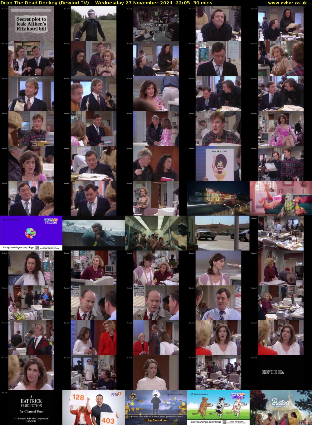 Drop The Dead Donkey (Rewind TV) Wednesday 27 November 2024 22:05 - 22:35