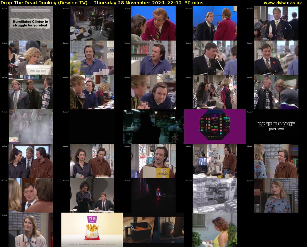 Drop The Dead Donkey (Rewind TV) Thursday 28 November 2024 22:00 - 22:30
