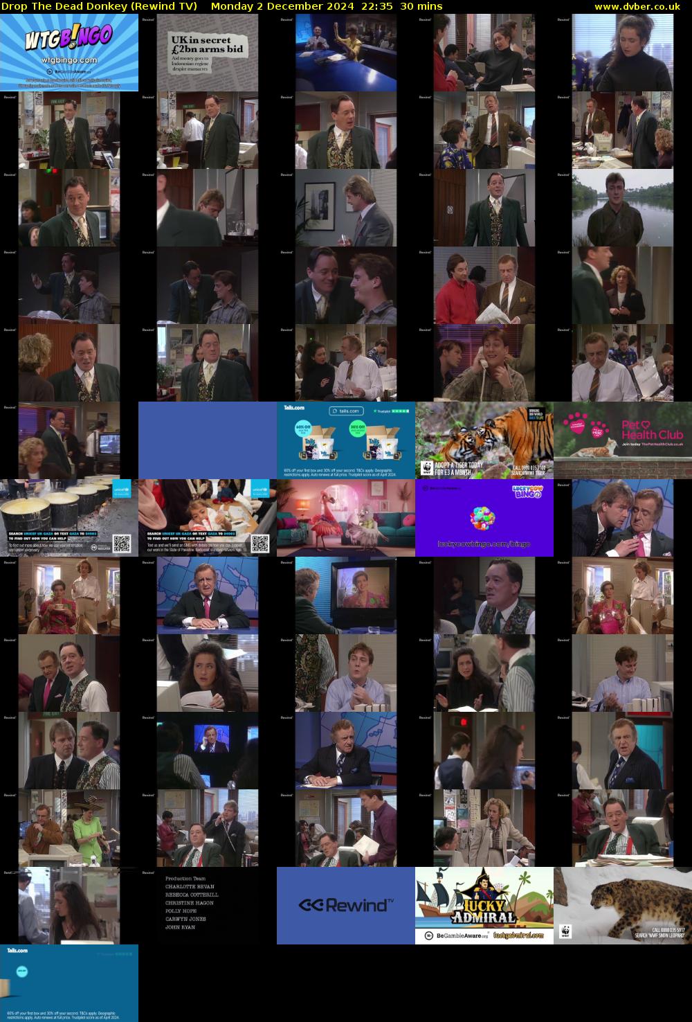 Drop The Dead Donkey (Rewind TV) Monday 2 December 2024 22:35 - 23:05
