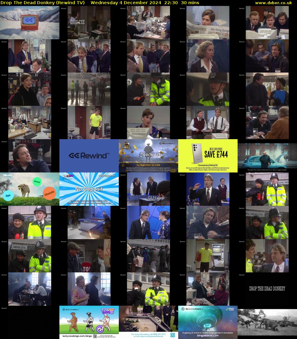 Drop The Dead Donkey (Rewind TV) Wednesday 4 December 2024 22:30 - 23:00