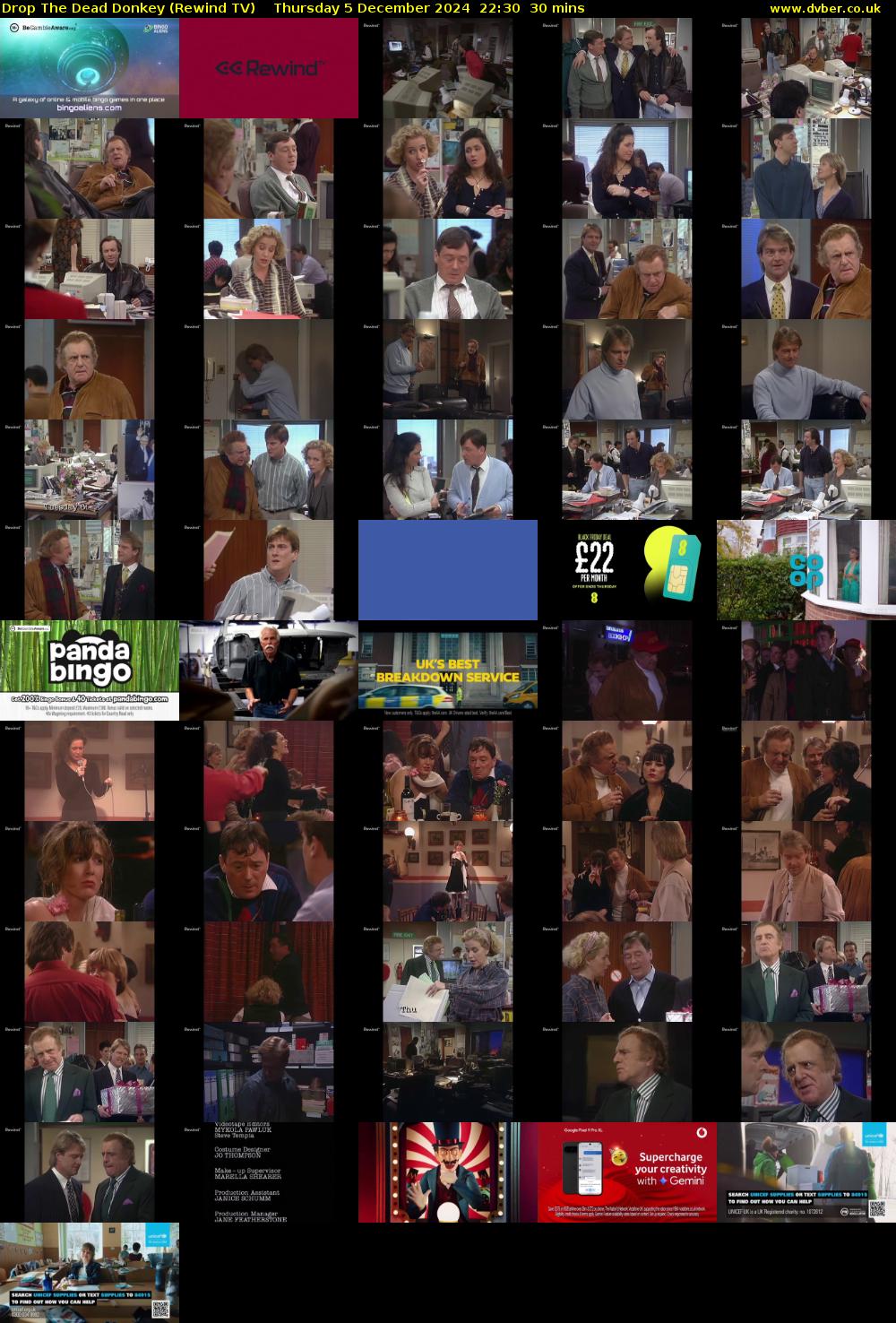 Drop The Dead Donkey (Rewind TV) Thursday 5 December 2024 22:30 - 23:00