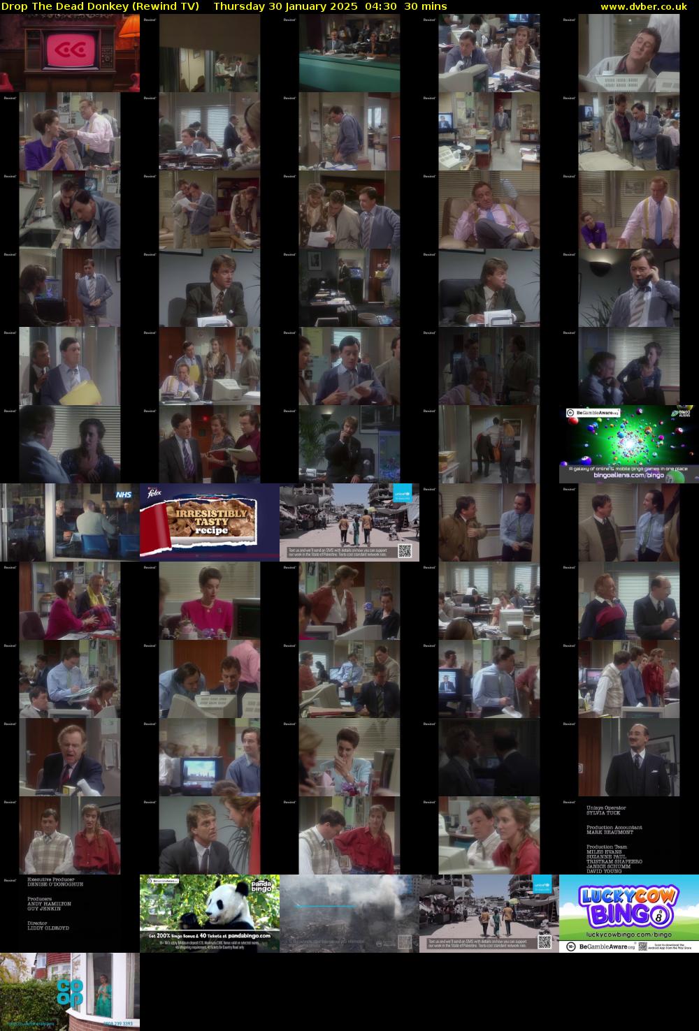 Drop The Dead Donkey (Rewind TV) Thursday 30 January 2025 04:30 - 05:00