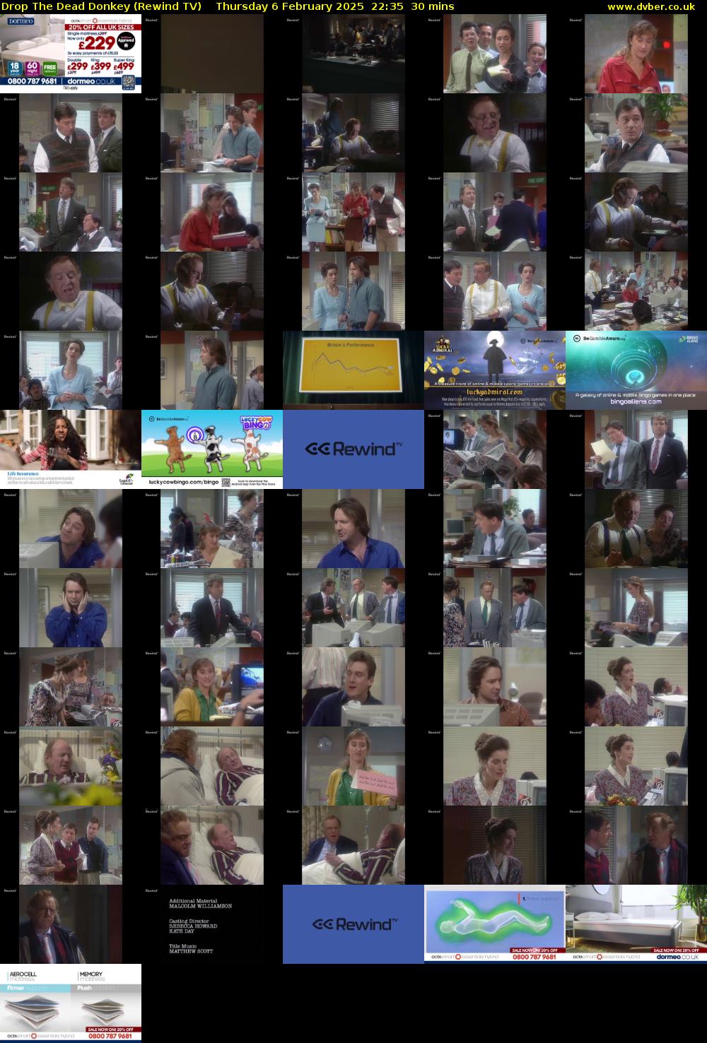 Drop The Dead Donkey (Rewind TV) Thursday 6 February 2025 22:35 - 23:05