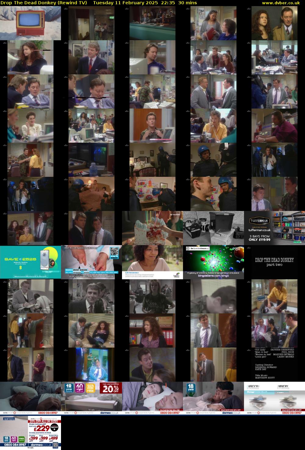 Drop The Dead Donkey (Rewind TV) Tuesday 11 February 2025 22:35 - 23:05