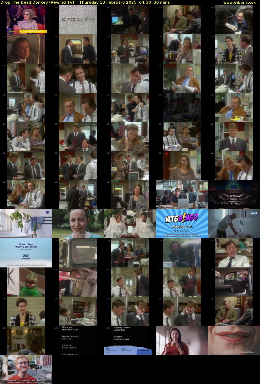 Drop The Dead Donkey (Rewind TV) Thursday 13 February 2025 04:30 - 05:00