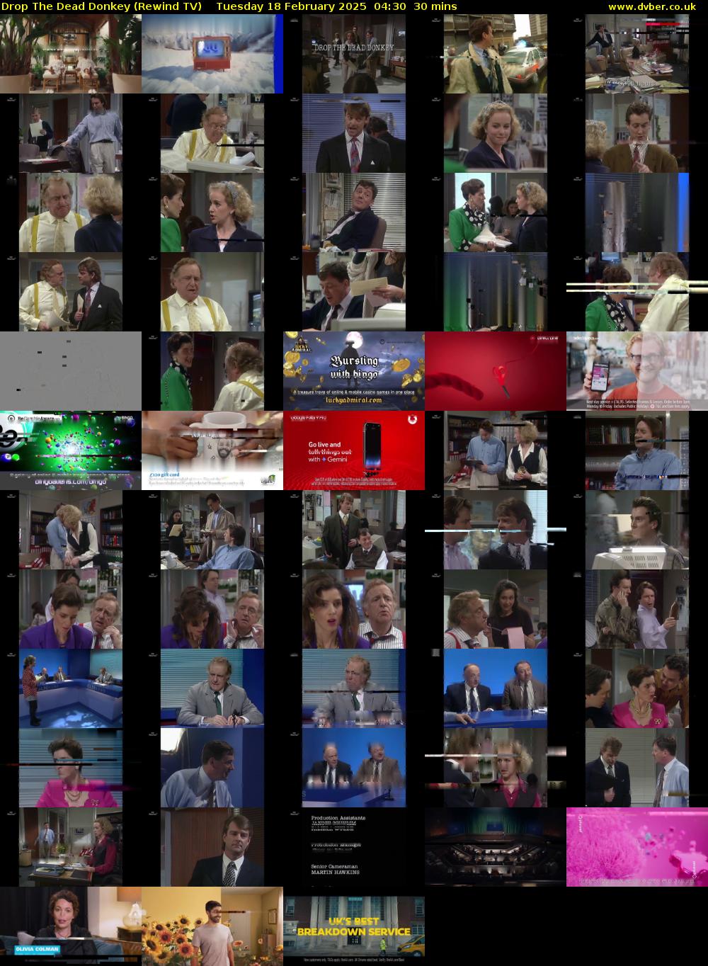 Drop The Dead Donkey (Rewind TV) Tuesday 18 February 2025 04:30 - 05:00