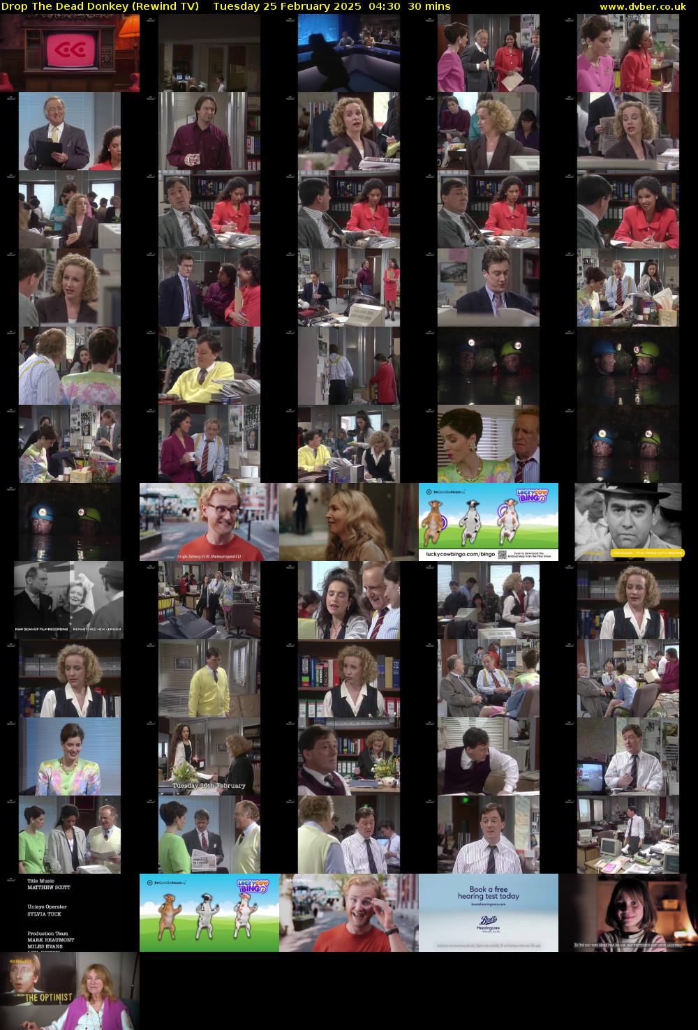 Drop The Dead Donkey (Rewind TV) Tuesday 25 February 2025 04:30 - 05:00