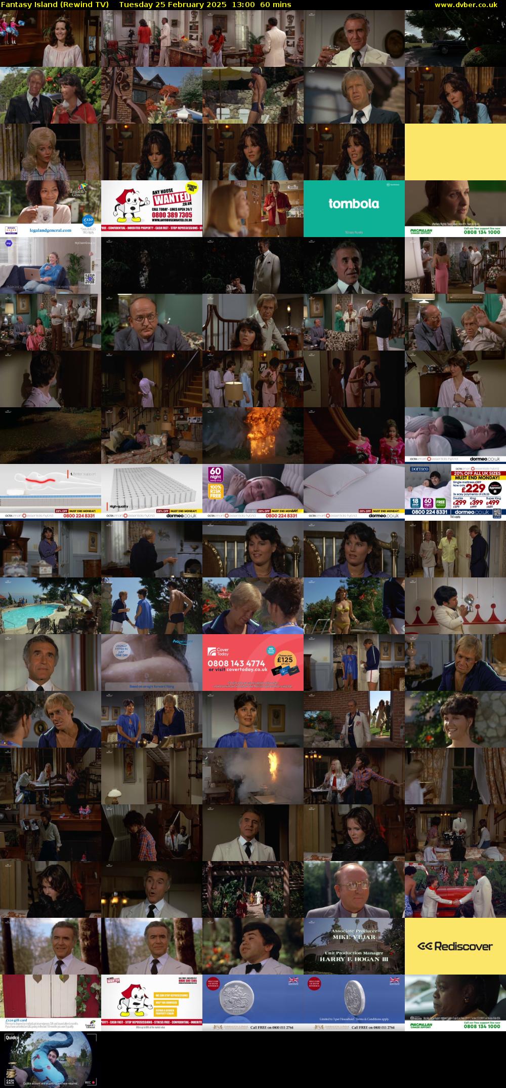 Fantasy Island (Rewind TV) Tuesday 25 February 2025 13:00 - 14:00