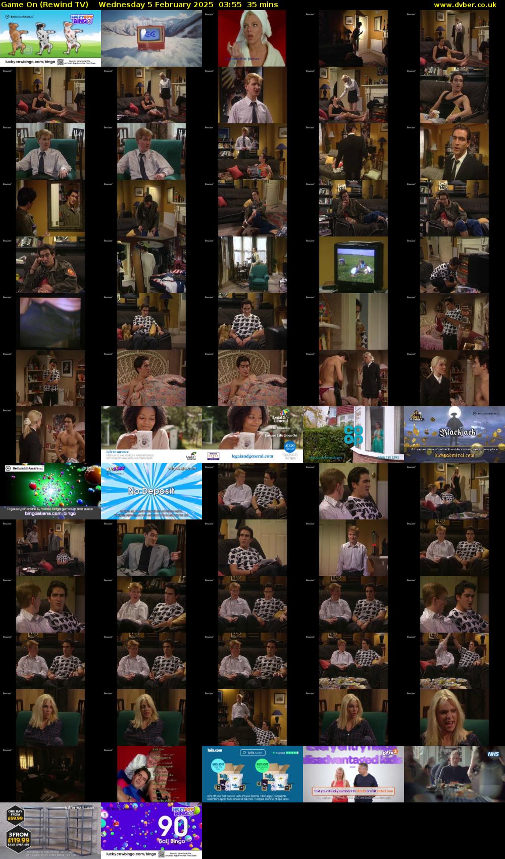 Game On (Rewind TV) Wednesday 5 February 2025 03:55 - 04:30