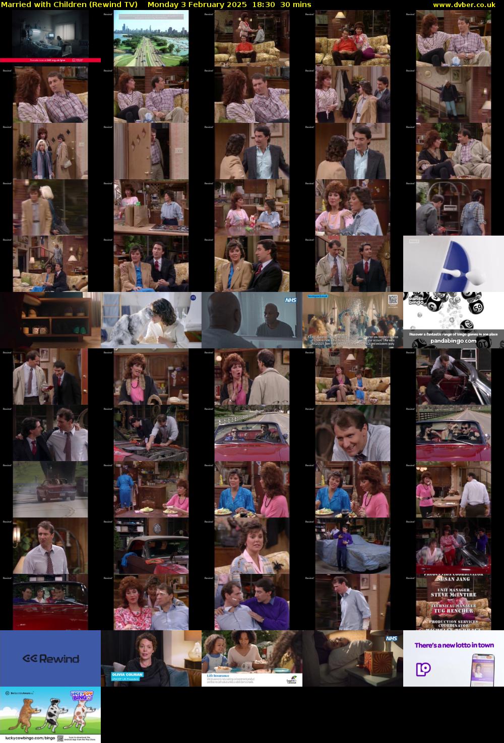 Married with Children (Rewind TV) Monday 3 February 2025 18:30 - 19:00