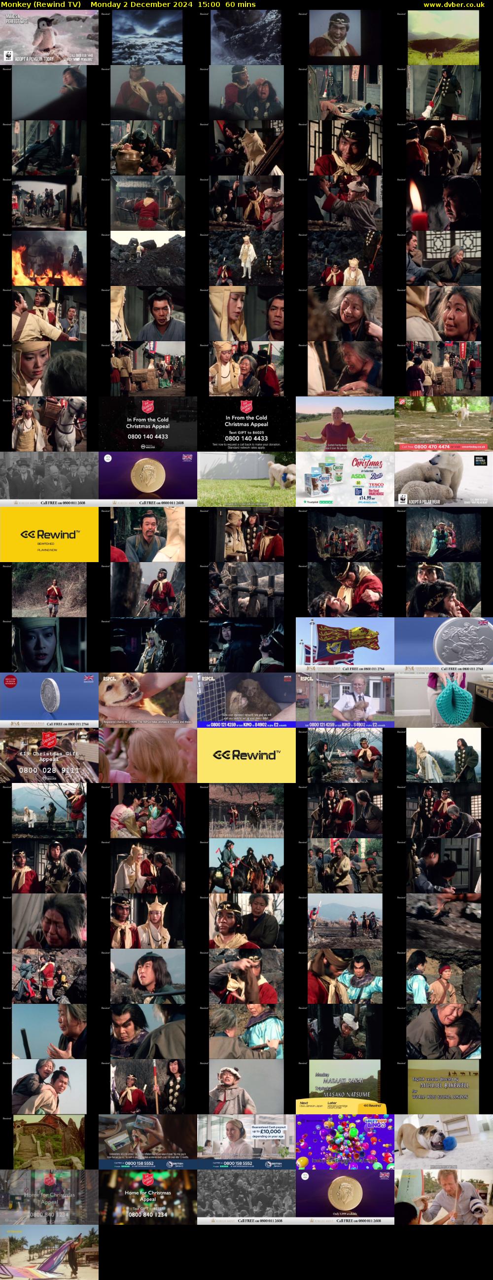 Monkey (Rewind TV) Monday 2 December 2024 15:00 - 16:00