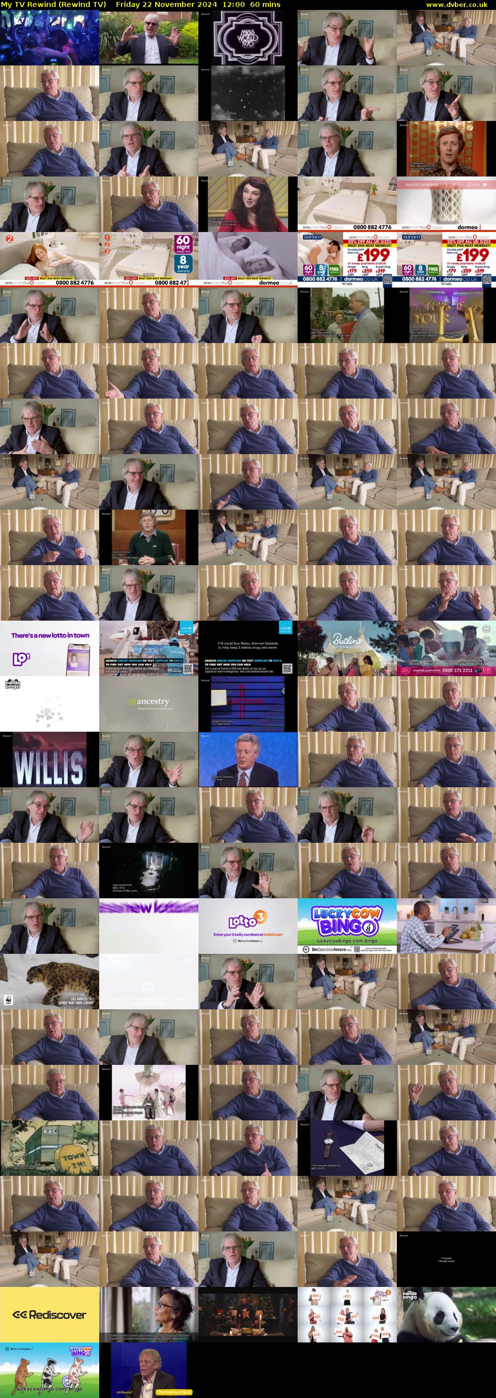 My TV Rewind (Rewind TV) Friday 22 November 2024 12:00 - 13:00