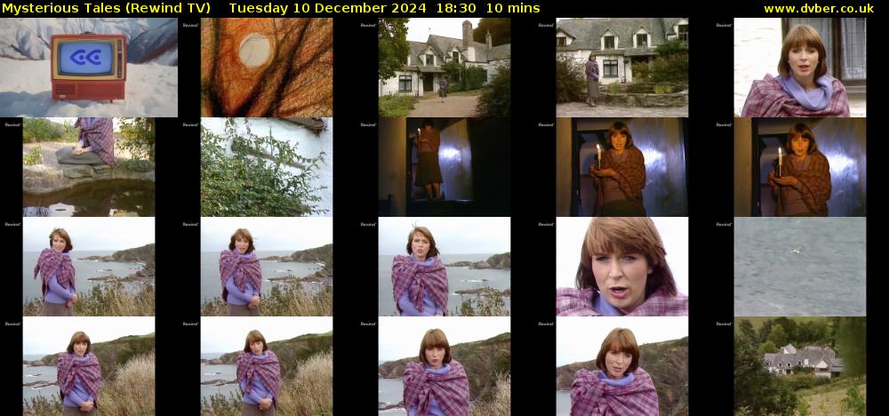 Mysterious Tales (Rewind TV) Tuesday 10 December 2024 18:30 - 18:40