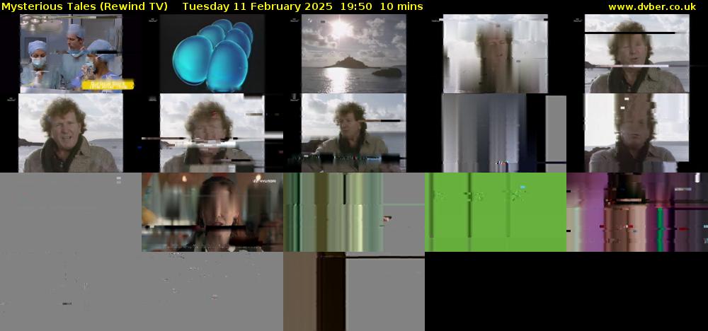 Mysterious Tales (Rewind TV) Tuesday 11 February 2025 19:50 - 20:00
