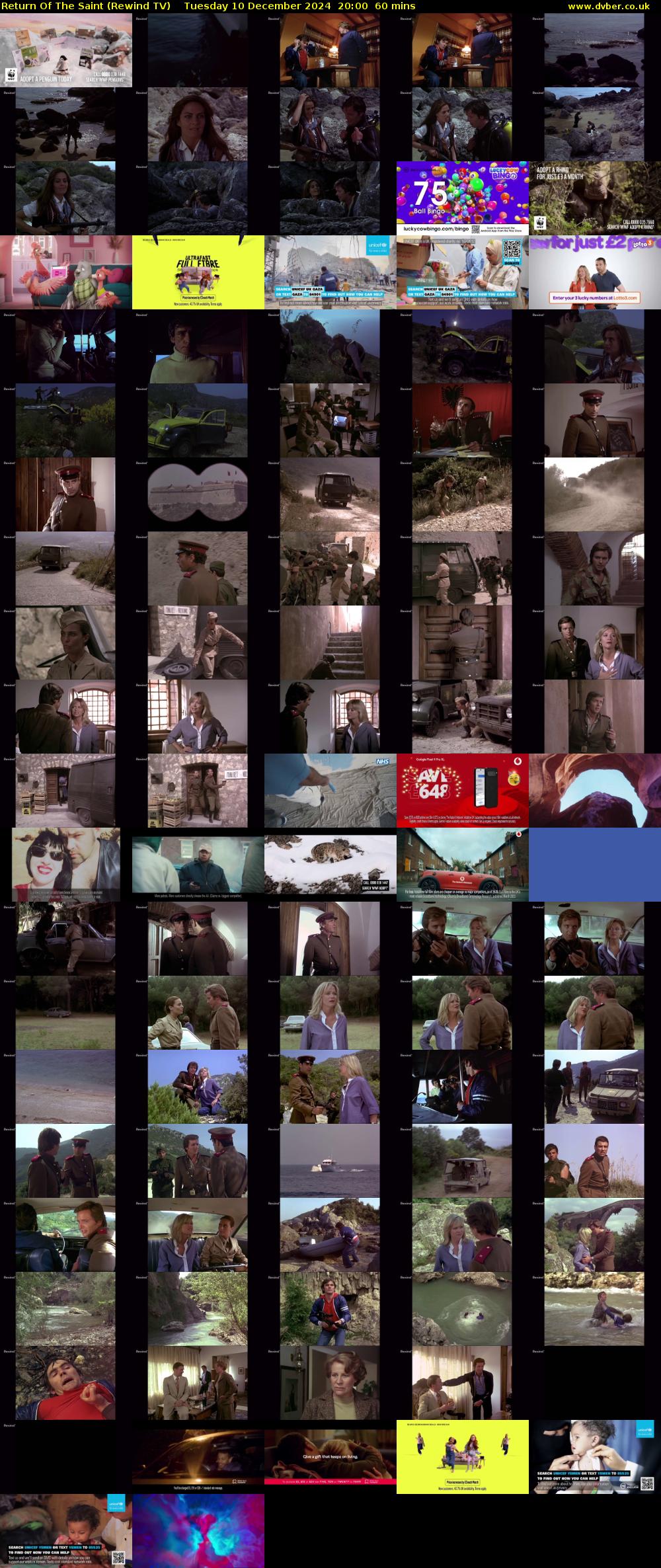 Return Of The Saint (Rewind TV) Tuesday 10 December 2024 20:00 - 21:00