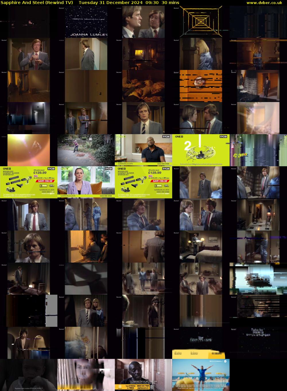 Sapphire And Steel (Rewind TV) Tuesday 31 December 2024 09:30 - 10:00