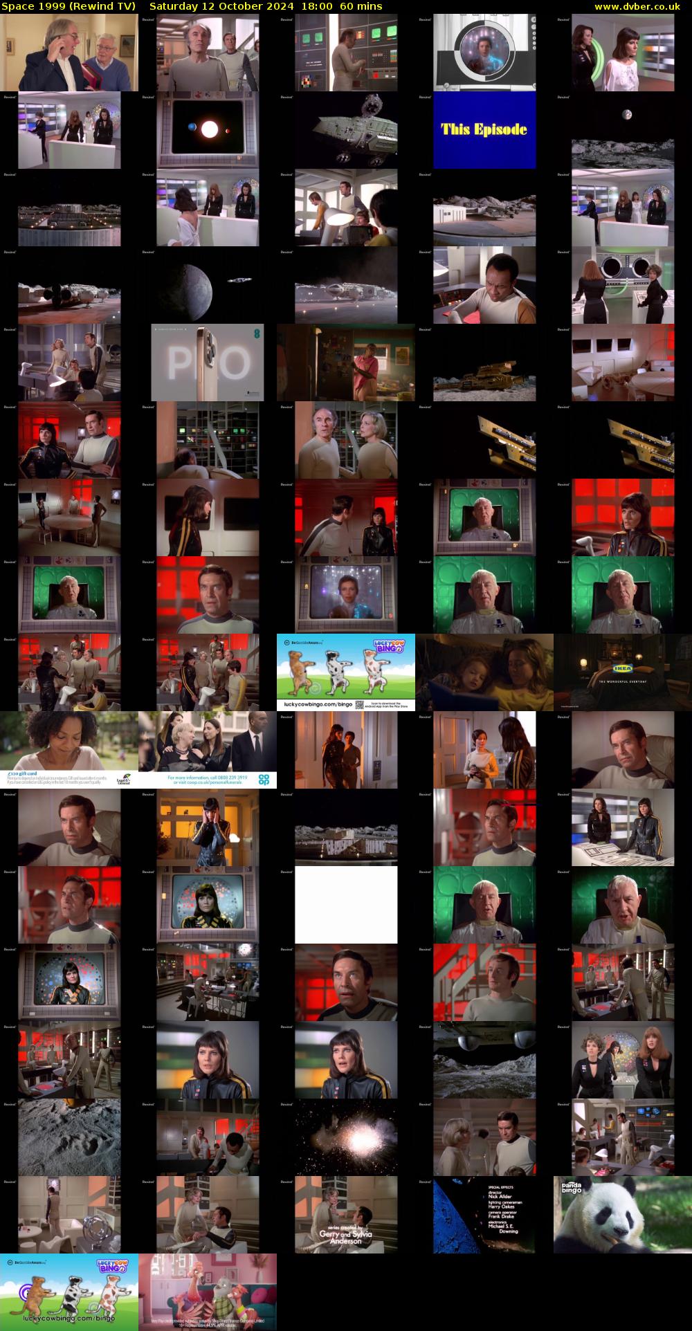 Space 1999 (Rewind TV) Saturday 12 October 2024 18:00 - 19:00