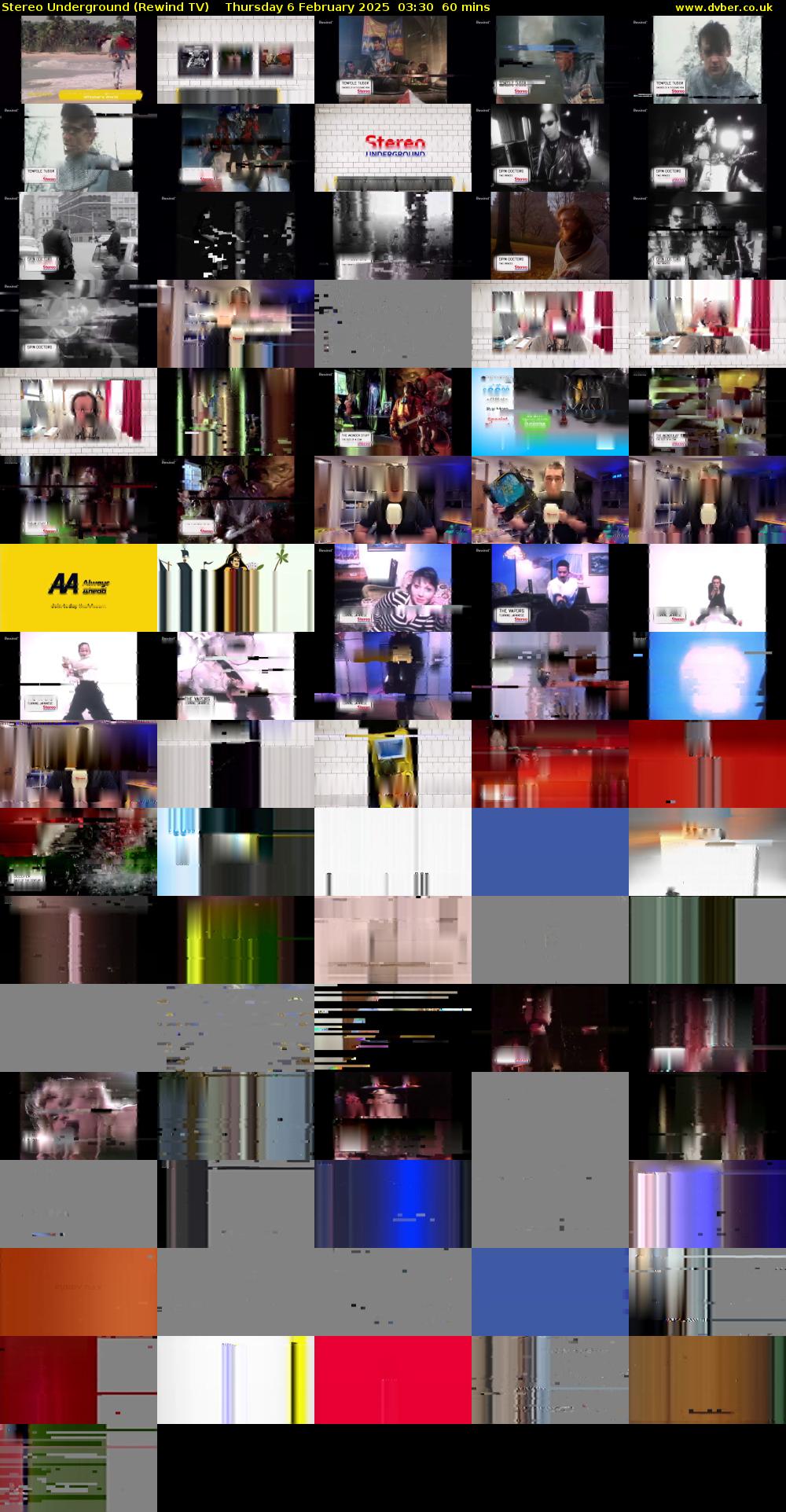 Stereo Underground (Rewind TV) Thursday 6 February 2025 03:30 - 04:30