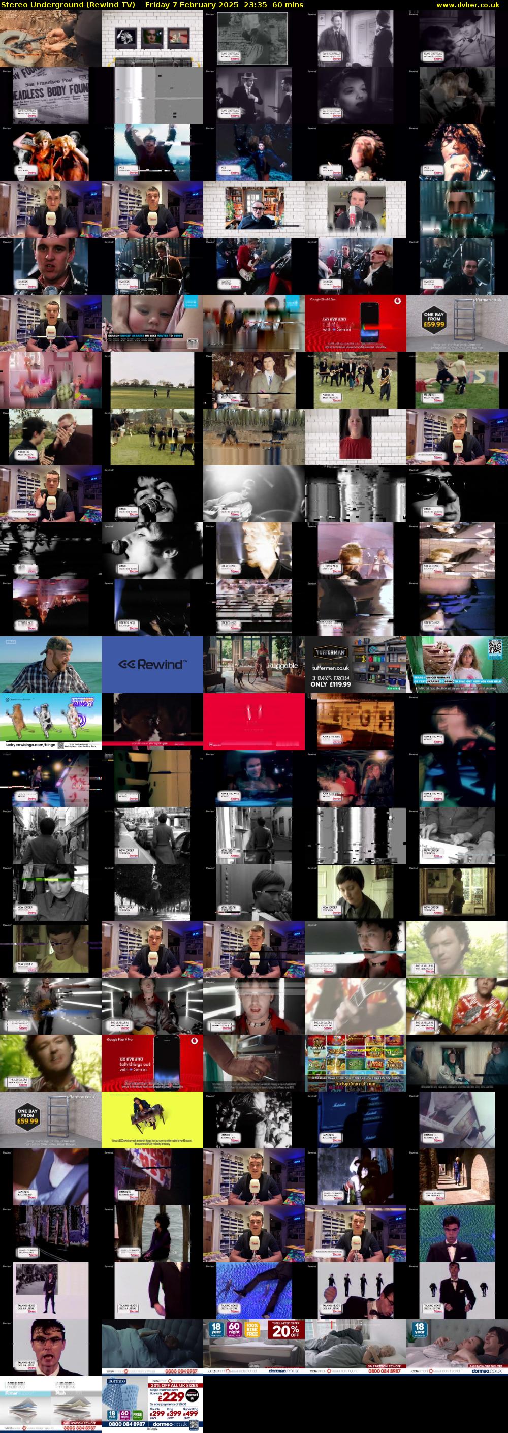 Stereo Underground (Rewind TV) Friday 7 February 2025 23:35 - 00:35