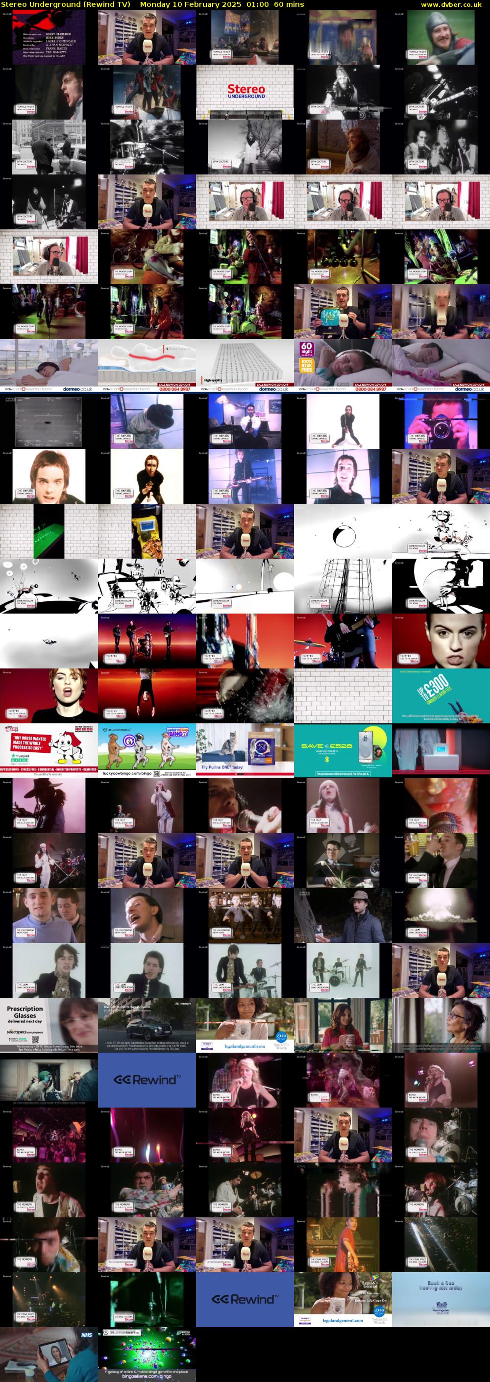 Stereo Underground (Rewind TV) Monday 10 February 2025 01:00 - 02:00