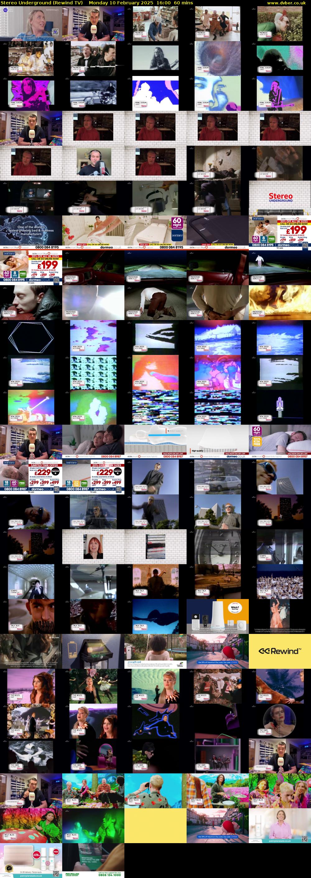 Stereo Underground (Rewind TV) Monday 10 February 2025 16:00 - 17:00
