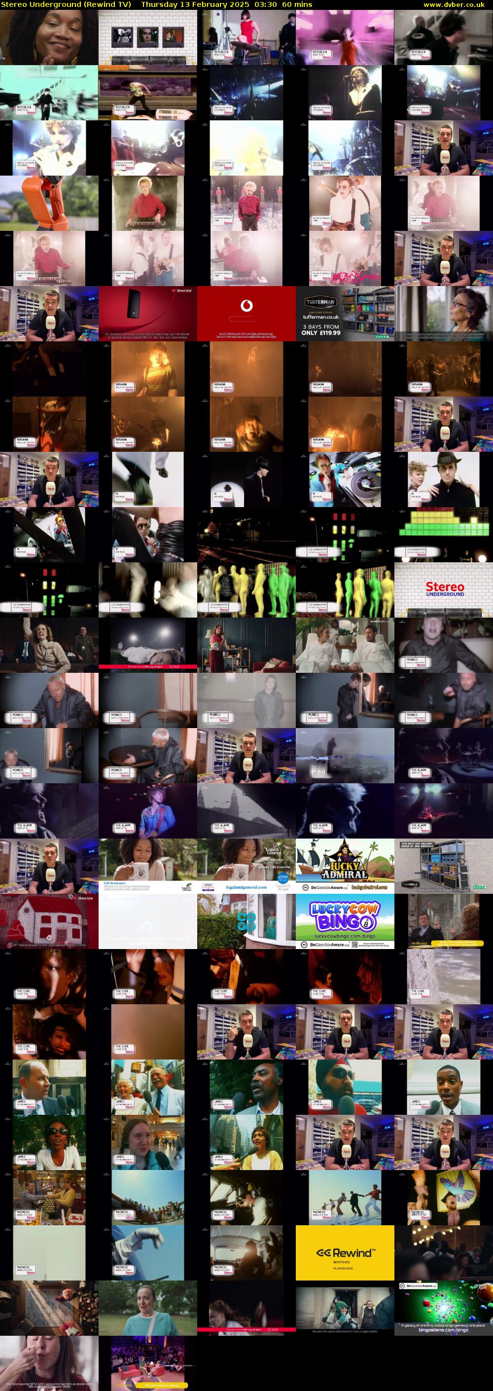 Stereo Underground (Rewind TV) Thursday 13 February 2025 03:30 - 04:30