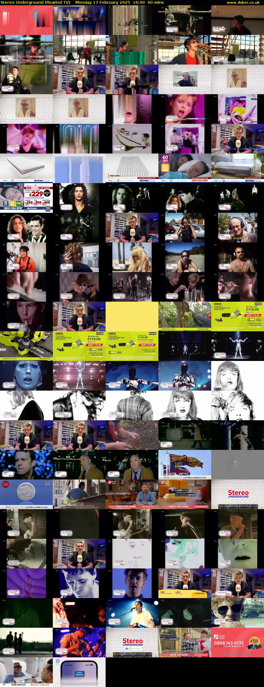 Stereo Underground (Rewind TV) Monday 17 February 2025 16:00 - 17:00