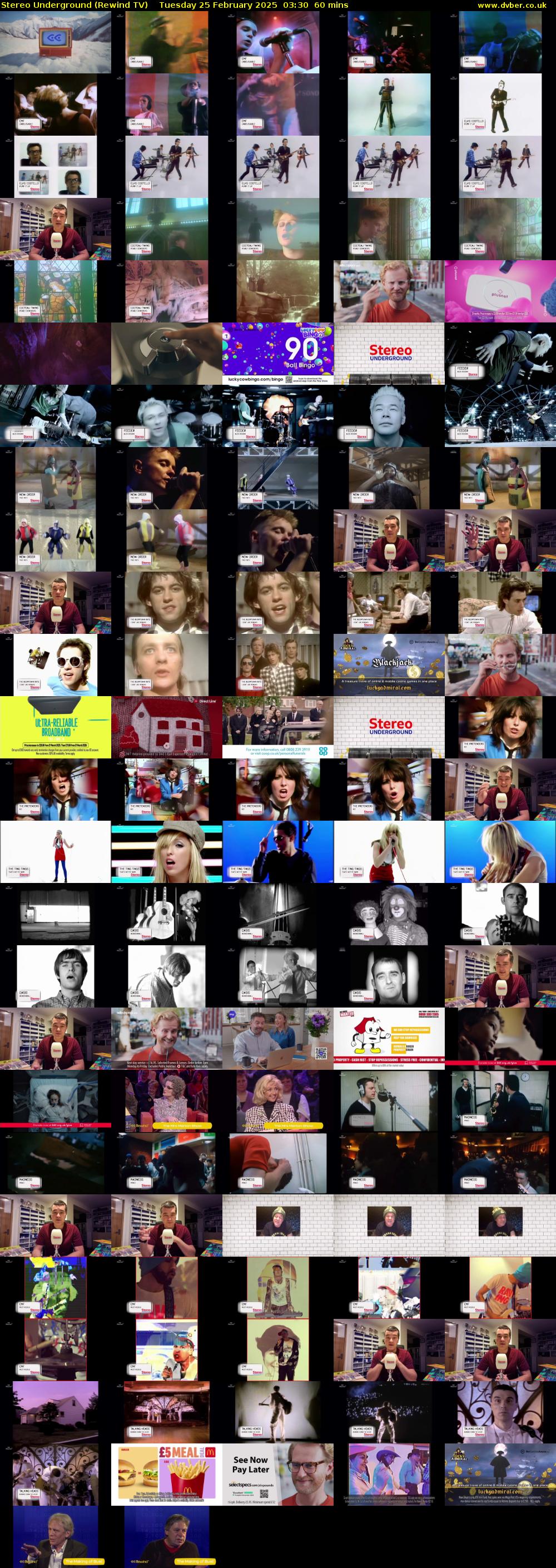 Stereo Underground (Rewind TV) Tuesday 25 February 2025 03:30 - 04:30