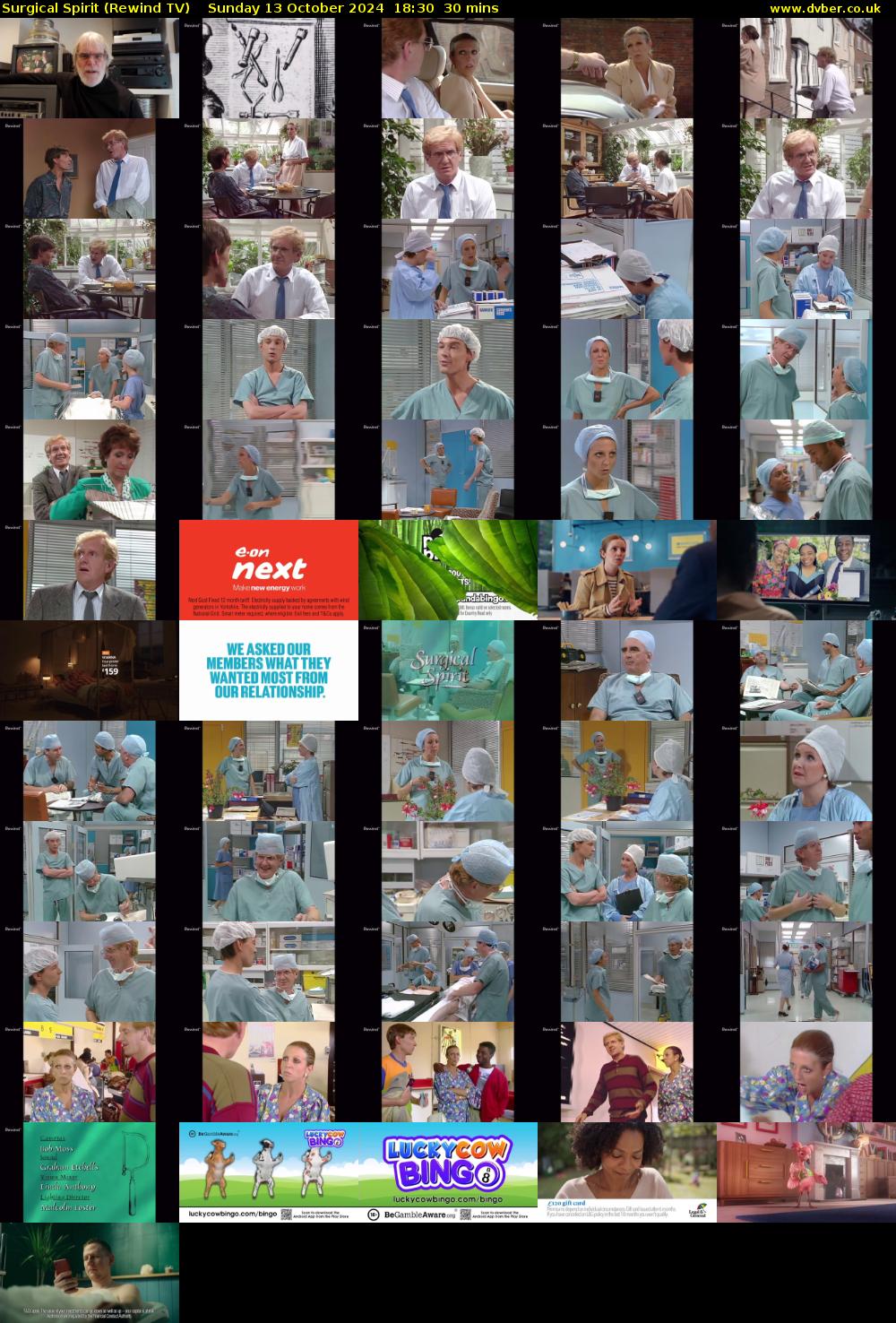 Surgical Spirit (Rewind TV) Sunday 13 October 2024 18:30 - 19:00