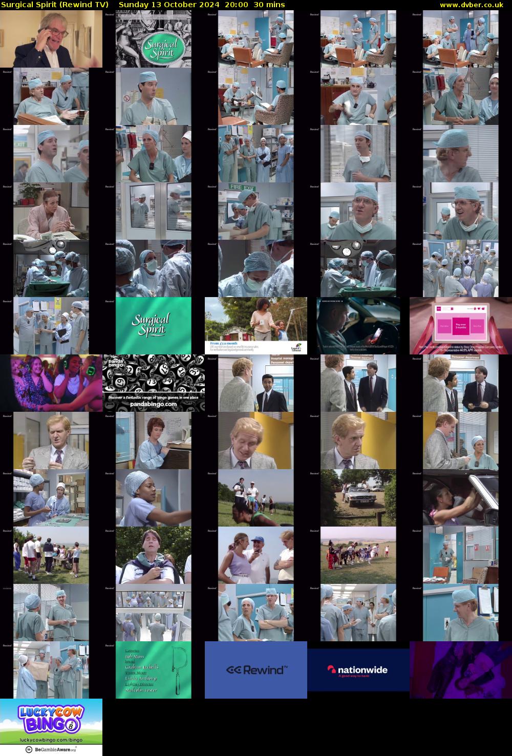 Surgical Spirit (Rewind TV) Sunday 13 October 2024 20:00 - 20:30