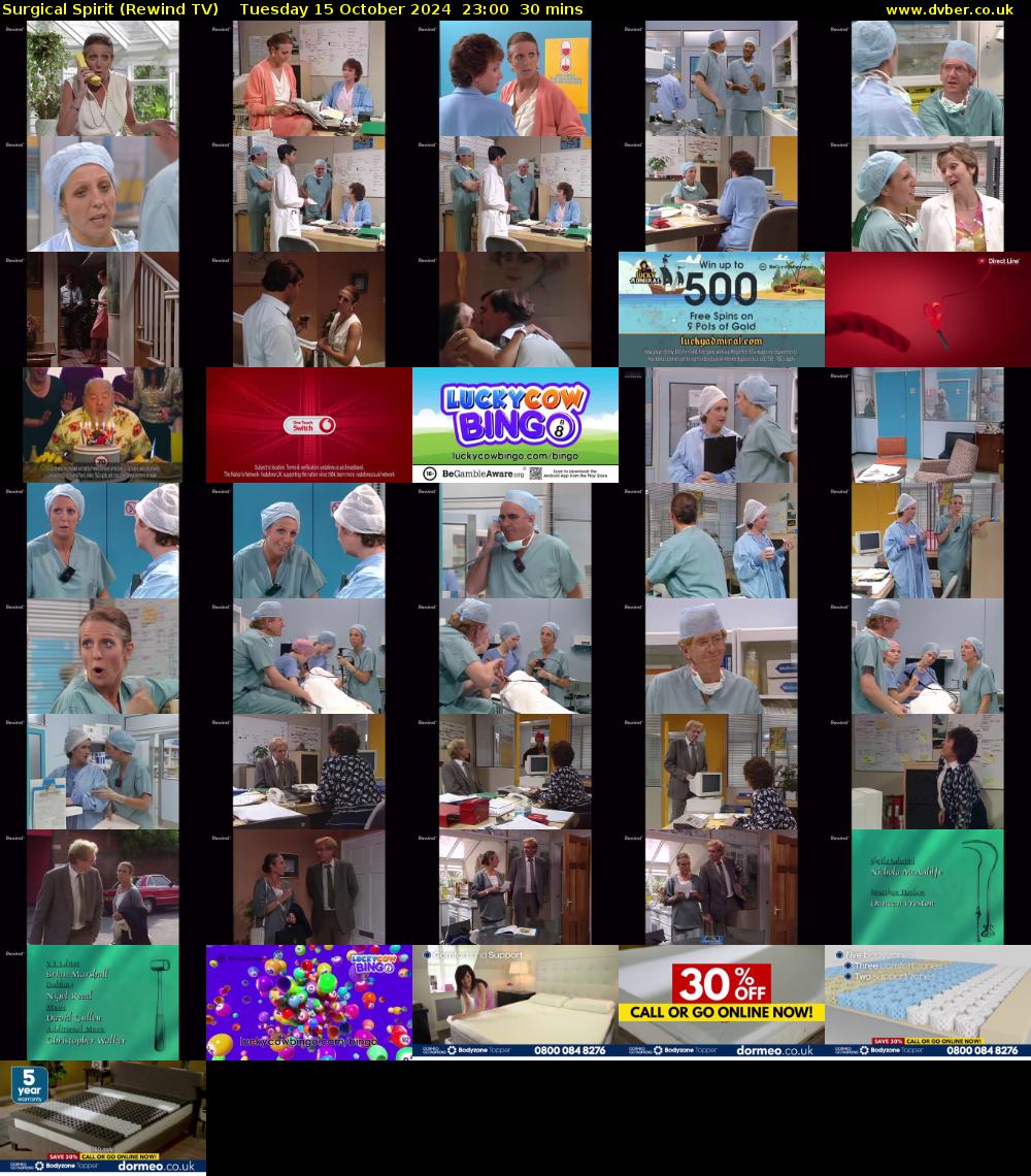 Surgical Spirit (Rewind TV) Tuesday 15 October 2024 23:00 - 23:30