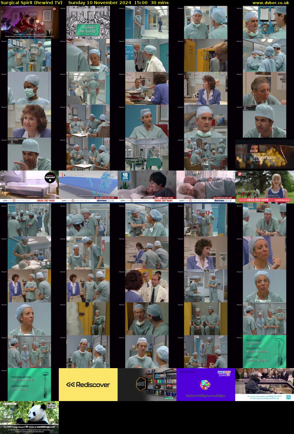 Surgical Spirit (Rewind TV) Sunday 10 November 2024 15:00 - 15:30