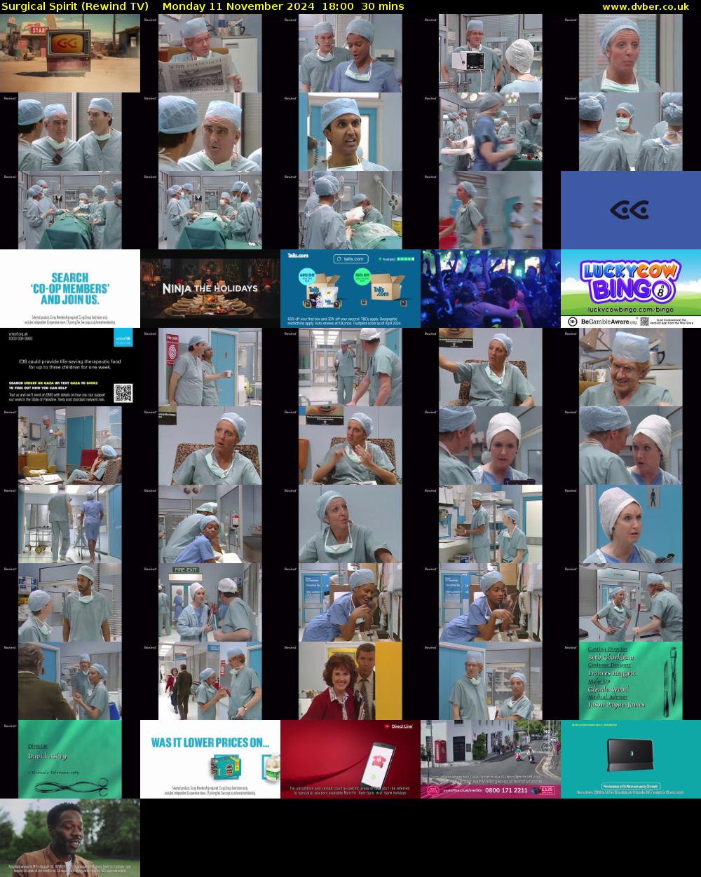 Surgical Spirit (Rewind TV) Monday 11 November 2024 18:00 - 18:30
