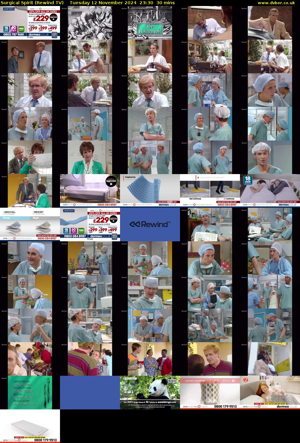 Surgical Spirit (Rewind TV) Tuesday 12 November 2024 23:30 - 00:00