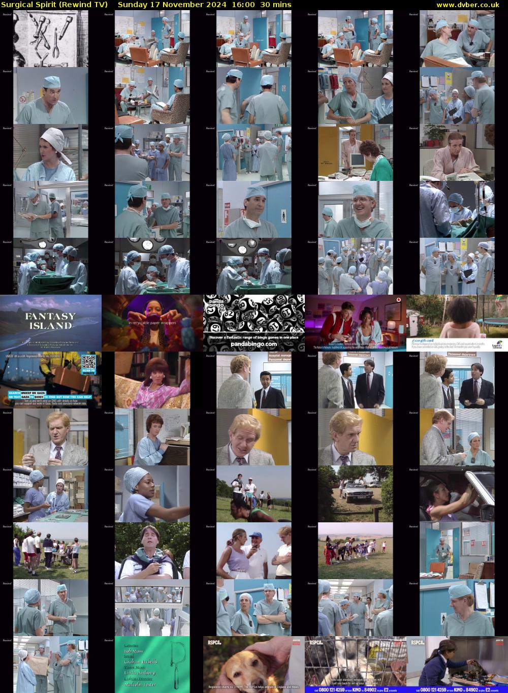 Surgical Spirit (Rewind TV) Sunday 17 November 2024 16:00 - 16:30