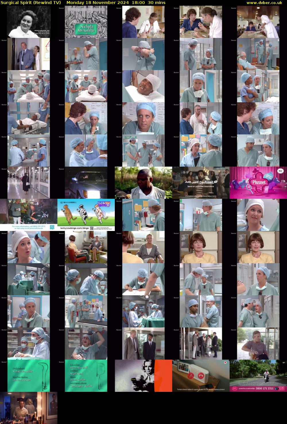 Surgical Spirit (Rewind TV) Monday 18 November 2024 18:00 - 18:30