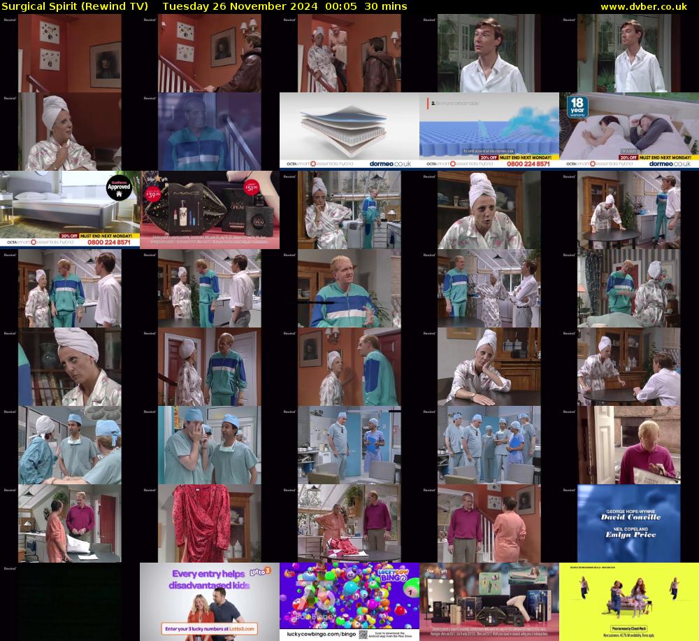 Surgical Spirit (Rewind TV) Tuesday 26 November 2024 00:05 - 00:35