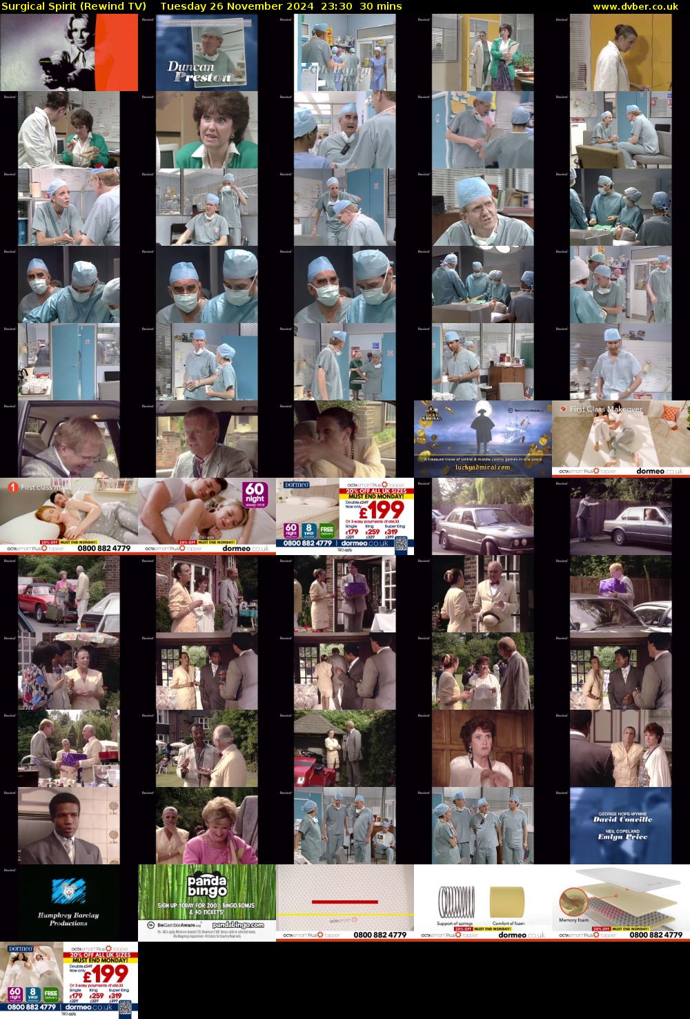 Surgical Spirit (Rewind TV) Tuesday 26 November 2024 23:30 - 00:00