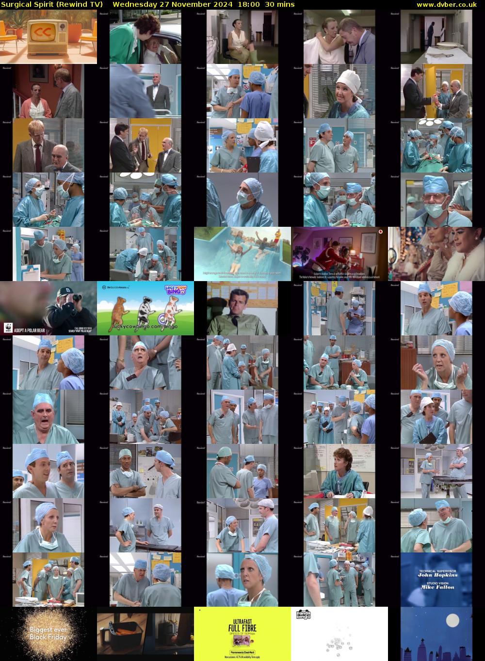 Surgical Spirit (Rewind TV) Wednesday 27 November 2024 18:00 - 18:30