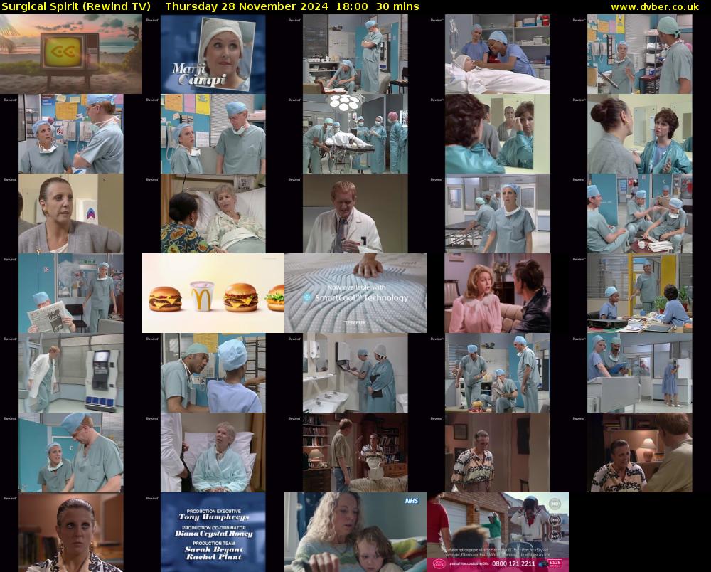Surgical Spirit (Rewind TV) Thursday 28 November 2024 18:00 - 18:30