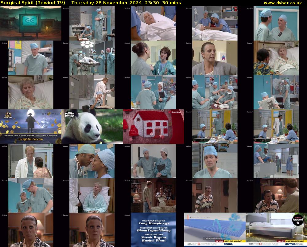 Surgical Spirit (Rewind TV) Thursday 28 November 2024 23:30 - 00:00