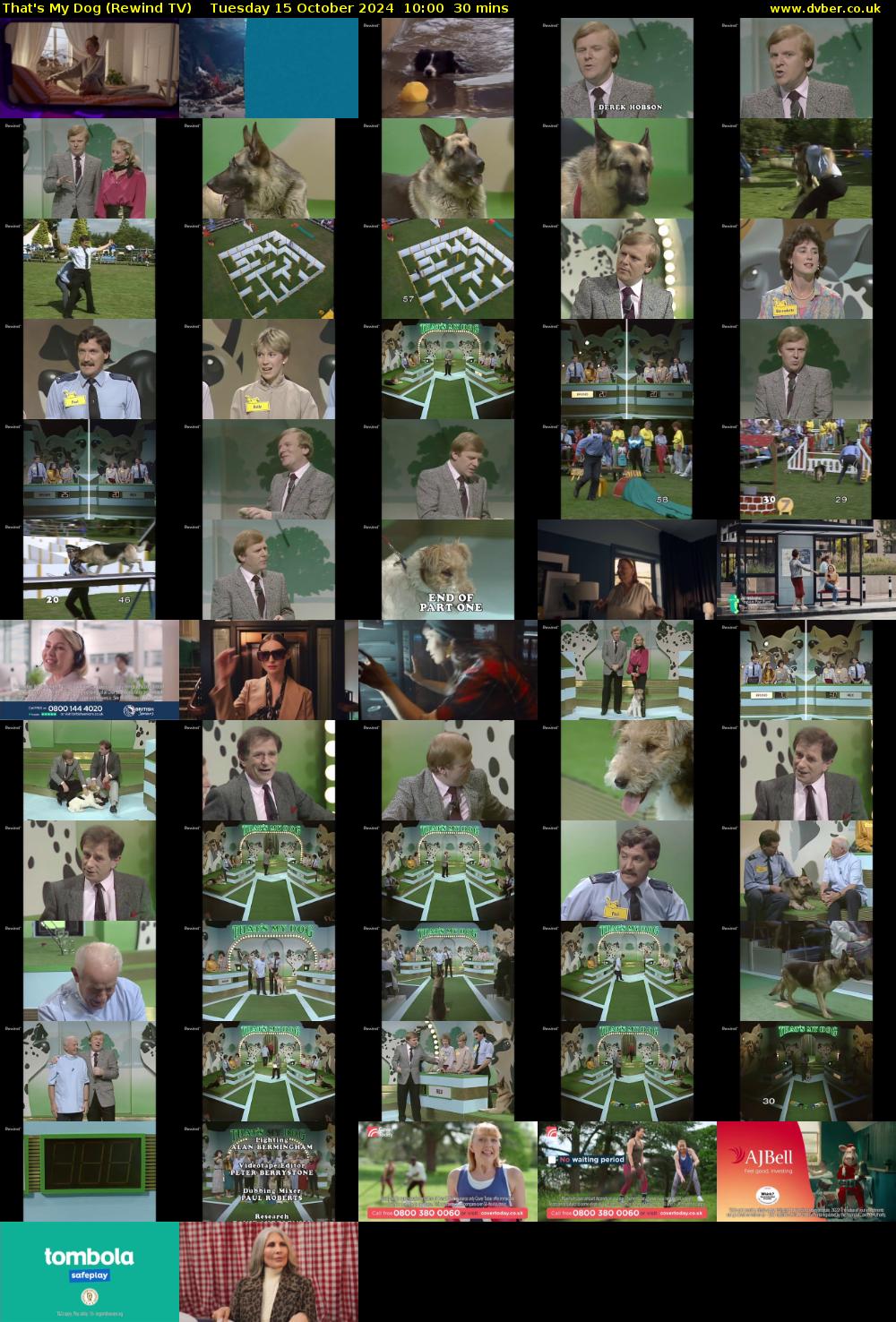That's My Dog (Rewind TV) Tuesday 15 October 2024 10:00 - 10:30